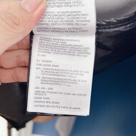 NWT Moncler Cardigan Tricot Down Wool-Blend Puffer Sweater Jacket Gray Size M - Picture 12 of 13